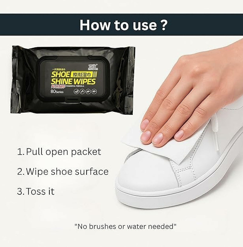 Shoe wipes lifestyle