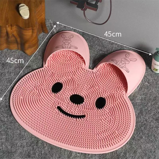 Silicone Shower Foot Scrubber Brush