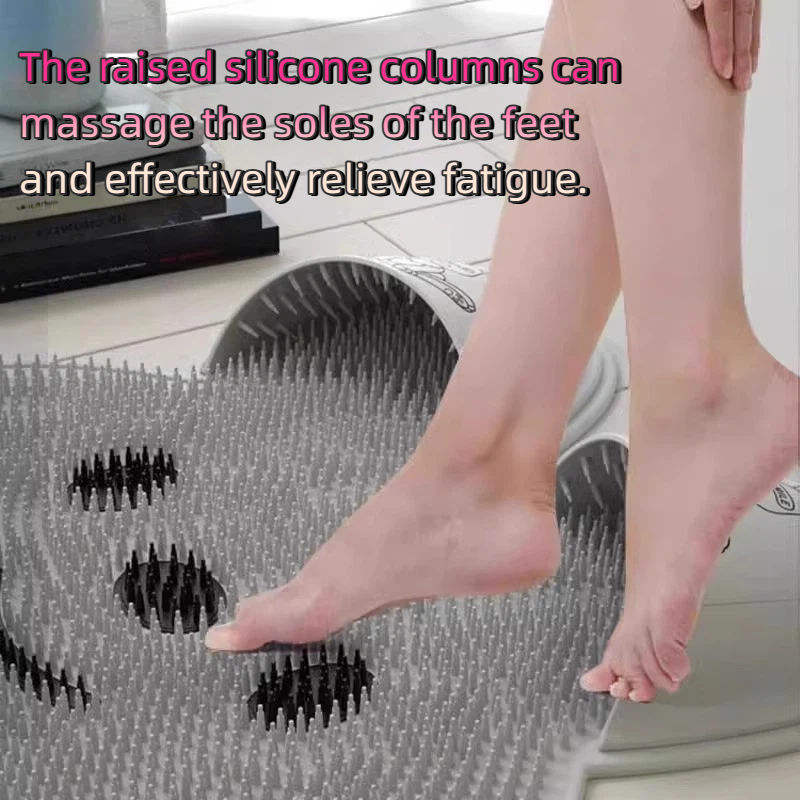 Silicone Shower Foot Scrubber Brush
