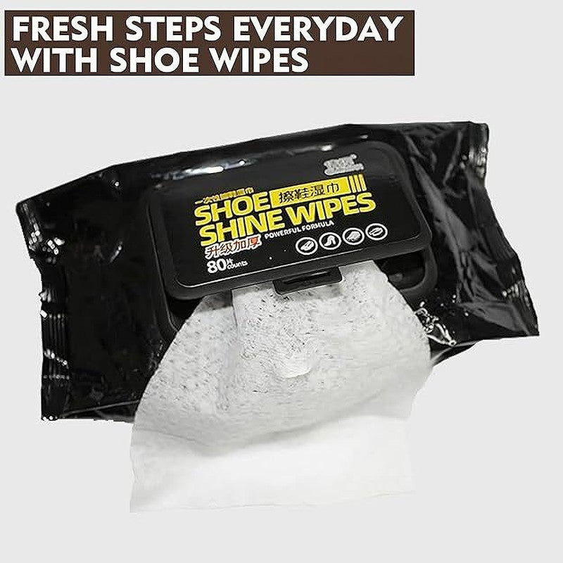 Shoe wipes side view