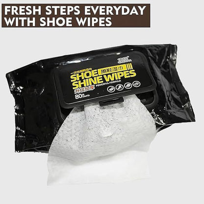 Shoe wipes side view